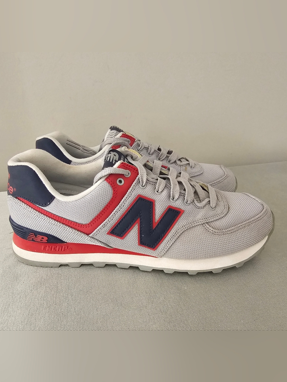 NEW BALANCE 574 Jetsetter Pack Silver Mink Mens Athletic Shoes, Sneakers